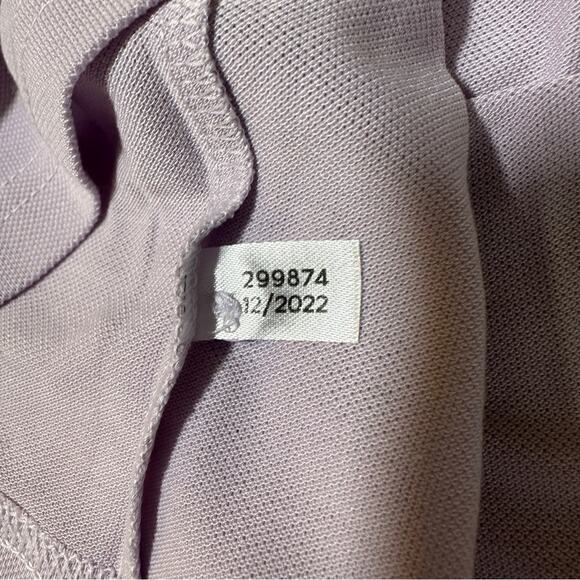 Outdoor Voices Size XXL Lavender Birdie Crop Polo Shirt NWT Yoga Golf Top - Picture 3 of 11